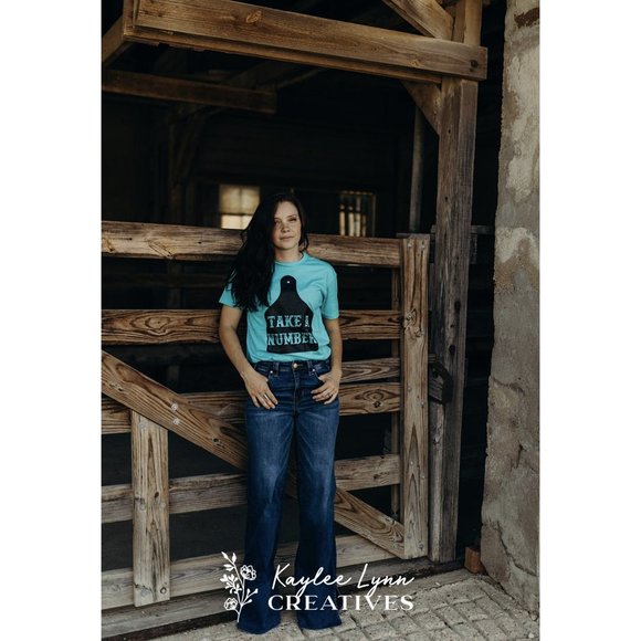 TAKE A NUMBER Handmade Graphic Tee - Picture 7 of 10